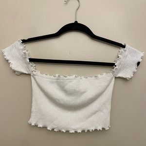 White Crop Top